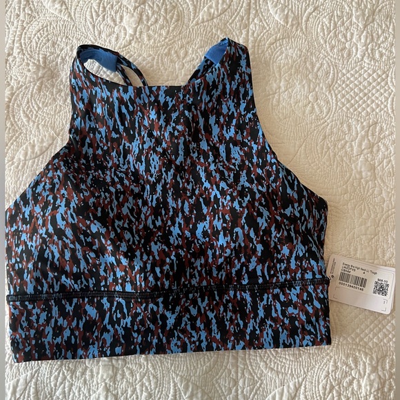 Lululemon Energy High-Neck Longline Bra *Medium Support, B–D Cups (Sz 4) - Picture 2 of 8